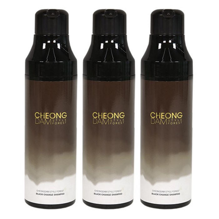 청담스타일 포레스트 블랙체인지 샴푸 200ml 자연갈색, 200ml, 3개