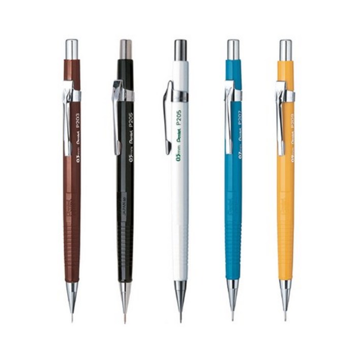 펜텔 Pentel 제도샤프 0.3 0.5 0.7 0.9 mm, 0.5mm(블랙바디) 대표 이미지 - 펜텔 샤프 추천