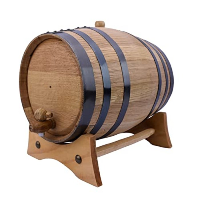 5 liters - American Oak aging barrel era your tequila whiskey rum bourbon wine - 5 liters or 1.32 gallons, 본상품 대표 이미지 - 위스키 책 추천