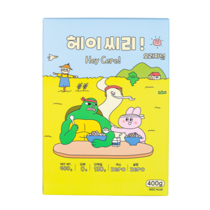 헤이씨리! 프로틴 시리얼 오리지널 400g, 1개 대표 이미지 - 프로틴 시리얼 추천