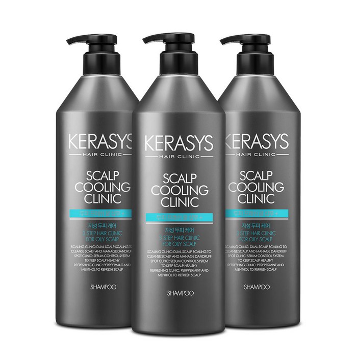케라시스 두피 프레쉬 쿨 샴푸, 750ml, 3개 대표 이미지 - 중건성 샴푸 추천