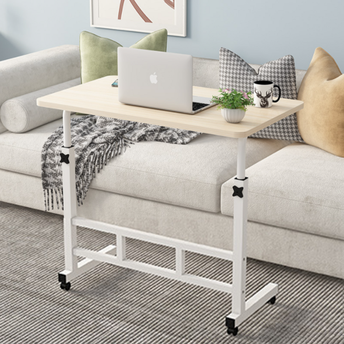 오브민 높이조절 사이드 쇼파 침대 이동식 노트북 테이블, 우드 대표 이미지 - 높이조절 테이블 추천