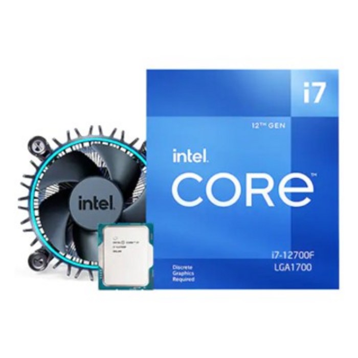 인텔 코어i7-12세대 12700F 엘더레이크 정품 대표 이미지 - 인텔 12세대 CPU 추천