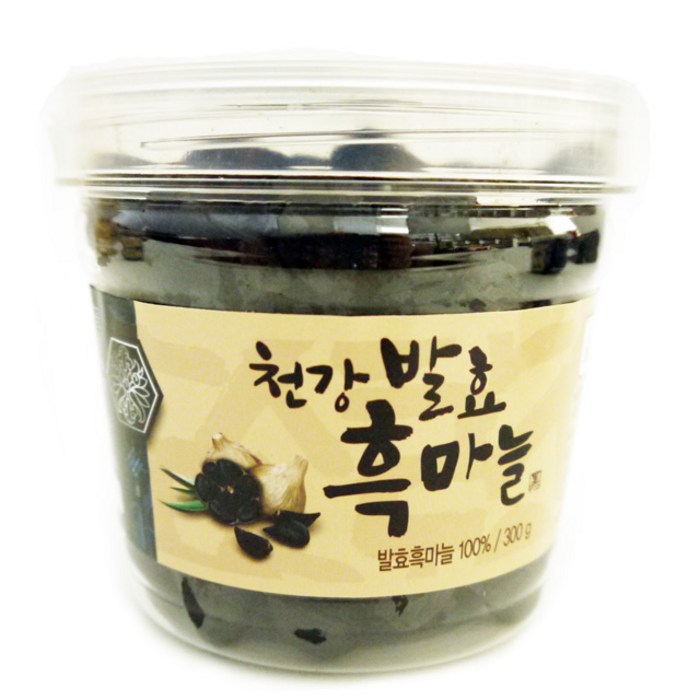 천강제약 천강 발효 흑마늘, 300g, 1개 대표 이미지 - 흑마늘 추천