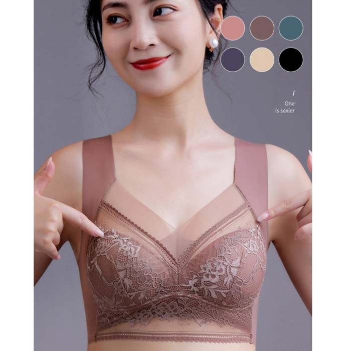 여성 속옷 브라 큰가슴작아보이게하는 브라 실루엣 브라 대표 이미지 - 가슴 압박 추천