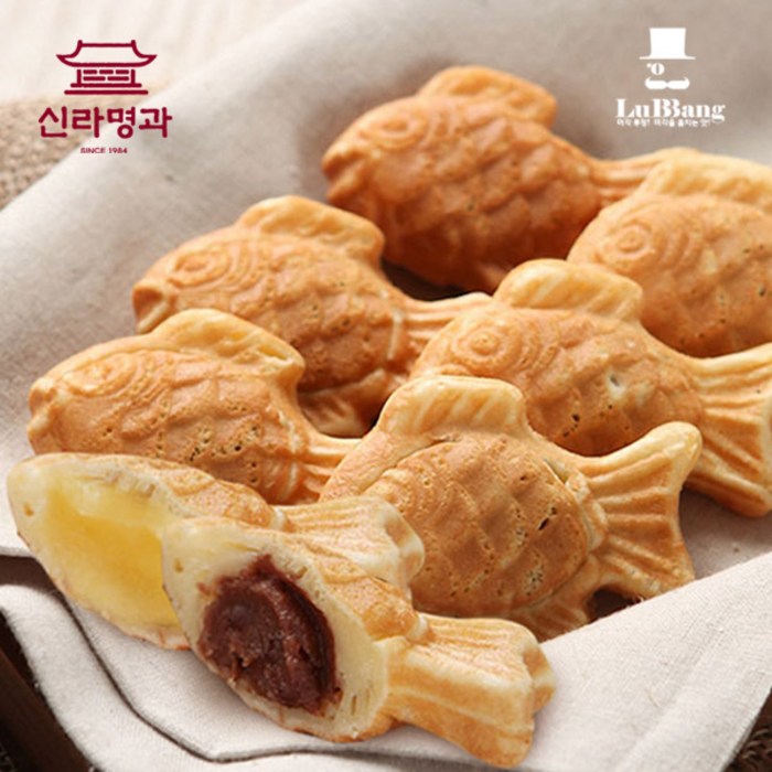 신라명과 국내산밀 미니 붕어빵, 팥앙금, 500g 대표 이미지 - 슈붕 추천
