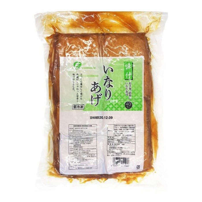 손씨푸드 푸요 사각유부 40매 1kg 조미유부, 1set 대표 이미지 - 유부초밥 추천