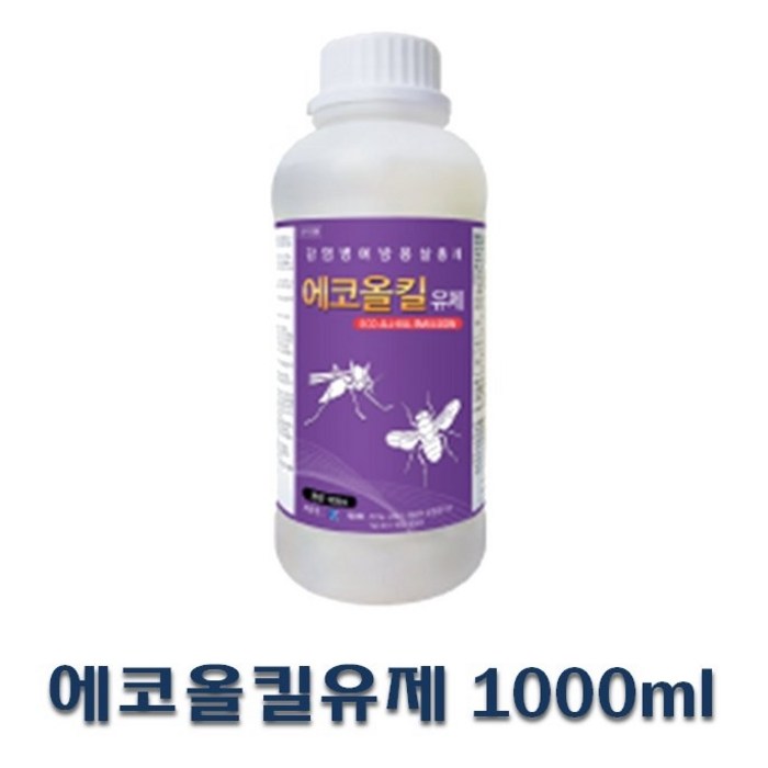 에코올킬유제1000ml 해충약 살충약 모기약 파리약, 3개, 1000ml 대표 이미지 - 모기약 추천