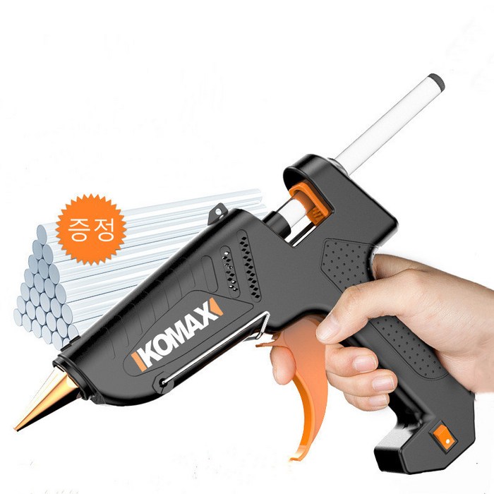 잭글루 글루건 90w + 핫멜트 글루건심 세트 PT-9, 무선글루건 + 글루스틱10개 대표 이미지 - 글루건 추천