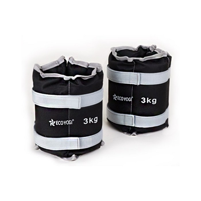에코요기 모래주머니0.5kg-6kg 중량밴드, 1set, 6kg(3kgx2개) 대표 이미지 - 모래 주머니 추천