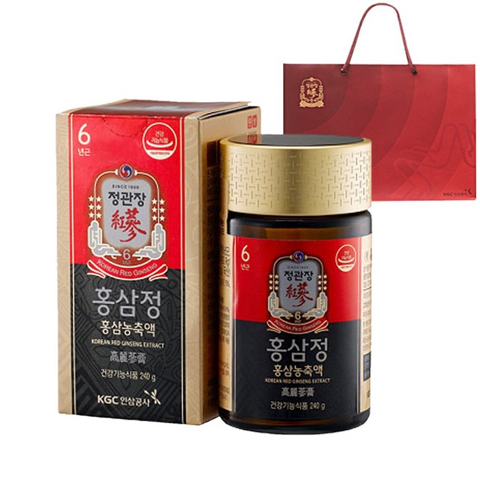 정관장 홍삼정 + 쇼핑백, 240g, 1세트 대표 이미지 - 홍삼정 추천