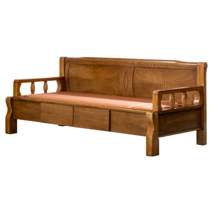 이조농방 포켓스프링 황토볼 엘100 서랍형 카우치소파, 단품