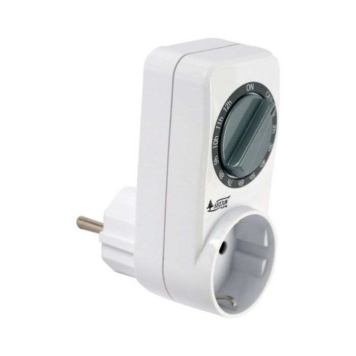 타임 타이머 간편한 선풍기식 콘센트 시간 스위치 전기 서준전기 SJPD12H, 1개