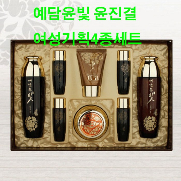 예담윤빛 HN76 윤진결 4종세트 4종 이상 세트, 스킨 로션 크림 탄력크림 대표 이미지 - 엄마 화장품 추천