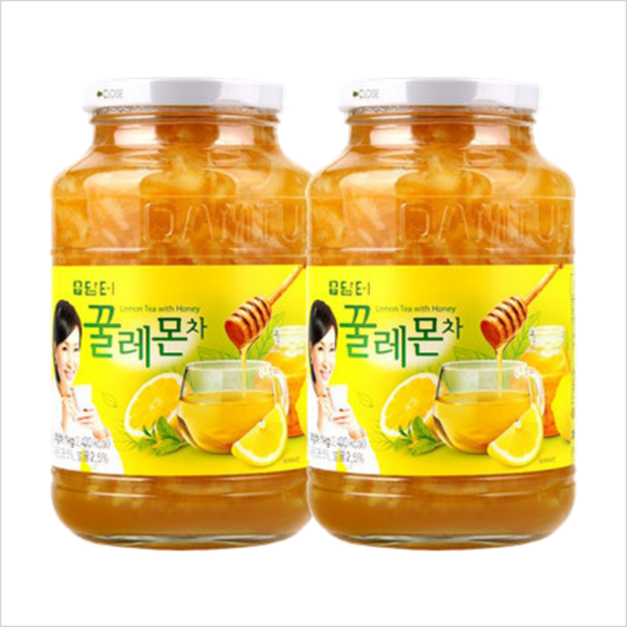 담터 꿀레몬차 1kg x 2개 대표 이미지 - 대추차 추천