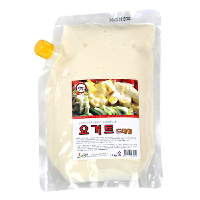 텃밭 요거트 드레싱 아이스포장, 1.2kg, 1팩 대표 이미지 - 요거트 드레싱 추천