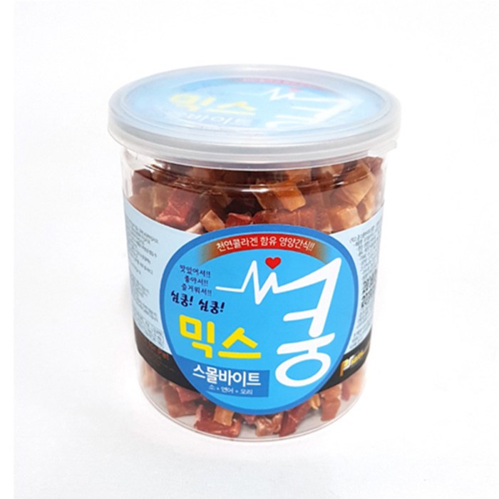 믹스쿵 맛있는큐브 200g 강아지 수제간식, 1개 대표 이미지 - 푸들 간식 추천