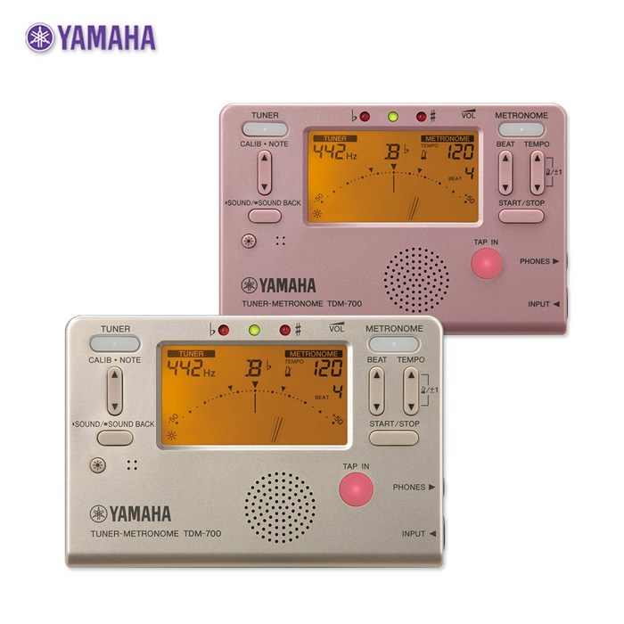 야마하 메트로놈 튜너 크로매틱 TDM-700, 골드 대표 이미지 - 전자 메트로놈 추천