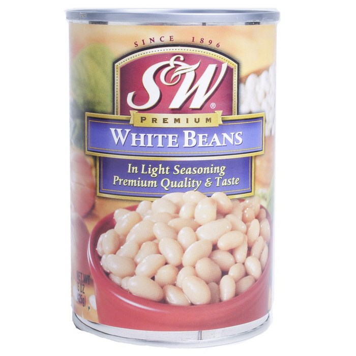 S&W 프리미엄 화이트 빈즈, 425g, 1개 대표 이미지 - 부대찌개 콩 추천
