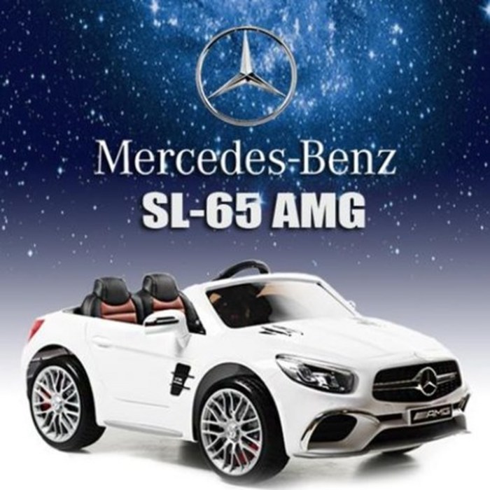 몬스터토이즈 Benz SL65 AMG 유아전동차, 화이트 대표 이미지