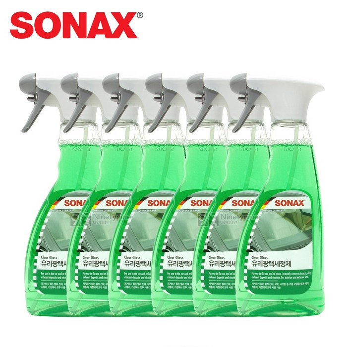 소낙스 유리광택세정제-500ml 6개 한박스+금액별사은품 유리 광택세정제 광택제 세정제 유막제거 유막제거제 오염제거 대표 이미지 - 소낙스 세정제 추천
