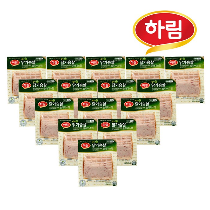 하림 밥싸먹는 닭가슴살 슬라이스 129g 5봉(43g15봉), 5개 대표 이미지 - 닭가슴살 햄 추천