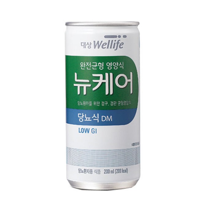 대상웰라이프 뉴케어 당뇨식DM 200mlx30캔, 200ml, 30개 대표 이미지 - 당뇨 영양제 추천