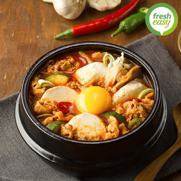 프레시지 우삼겹 순두부찌개 (2인분), 1개 대표 이미지 - 순두부찌개 추천