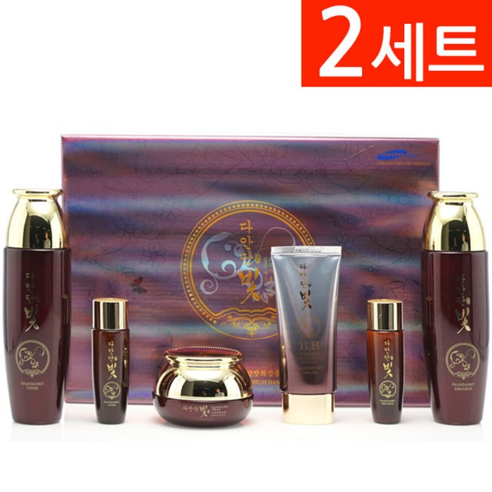 다안단빛 명품 한방화장품 4종세트, 2세트 대표 이미지 - 한방 화장품 추천