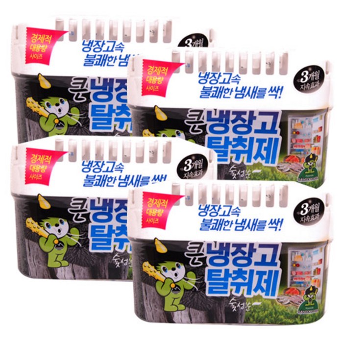산도깨비 냉장고 탈취제 숯 420g, 4개 대표 이미지 - 냉장고 탈취제 추천