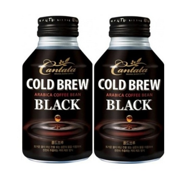 칸타타 콜드브루 블랙275mlx20캔, 20캔, 275ML 대표 이미지 - 콜드브루 추천