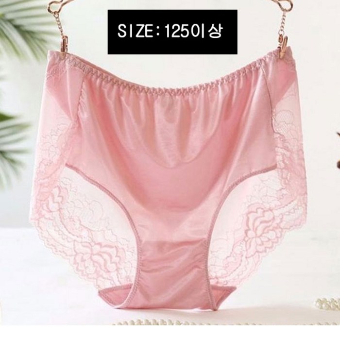 한지붕샵 여성 빅 큰 팬티 125이상사이즈 빅팬티세트3매 대표 이미지 - 레이스 팬티 추천