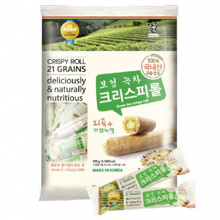 보성 녹차 크리스피롤 600gx2개, 1개 대표 이미지 - 크리스피롤 추천
