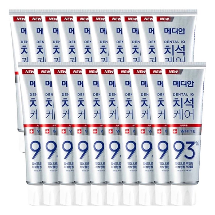 아모레퍼시픽 메디안치석케어치약 (화이트) 치약, 120g, 20개 대표 이미지 - 치석 치약 추천