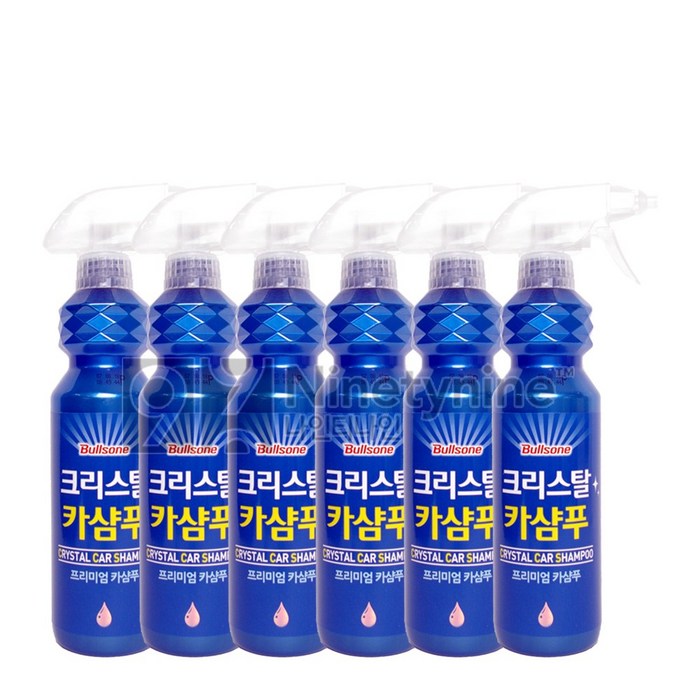 불스원 크리스탈 카샴푸-500ml 6개 카워시 세차삼푸 자동차샴푸 세정제 소낙스 캉가루 맥과이어스 카와시, 550ml 대표 이미지 - 소낙스 카샴푸 추천