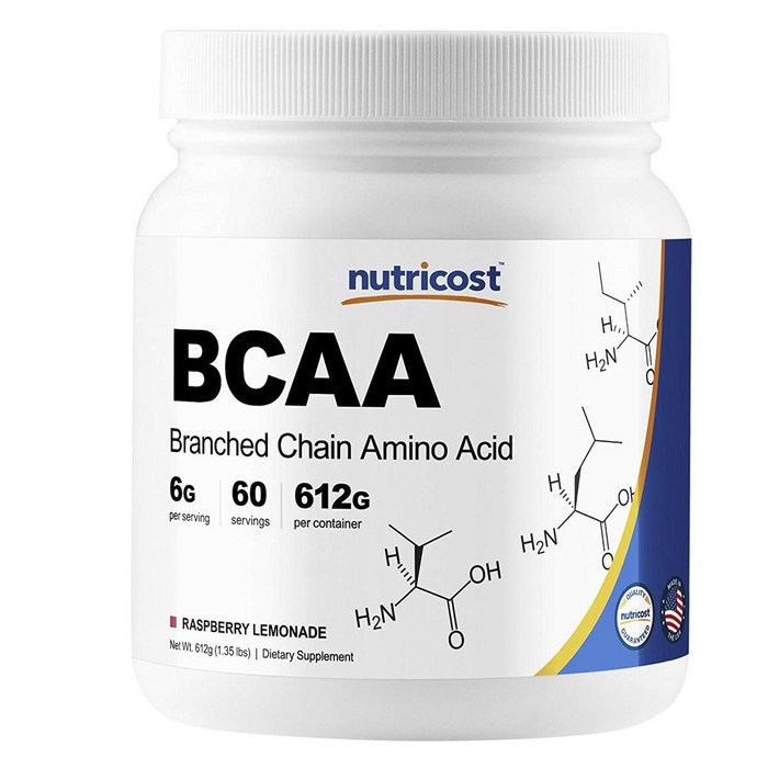 뉴트리코스트 BCAA 라즈베리 레모네이드 글루텐 프리, 612g, 1개 대표 이미지 - BCAA 추천