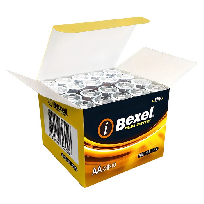 벡셀 알카라인 AA 건전지, 20개입, 1개