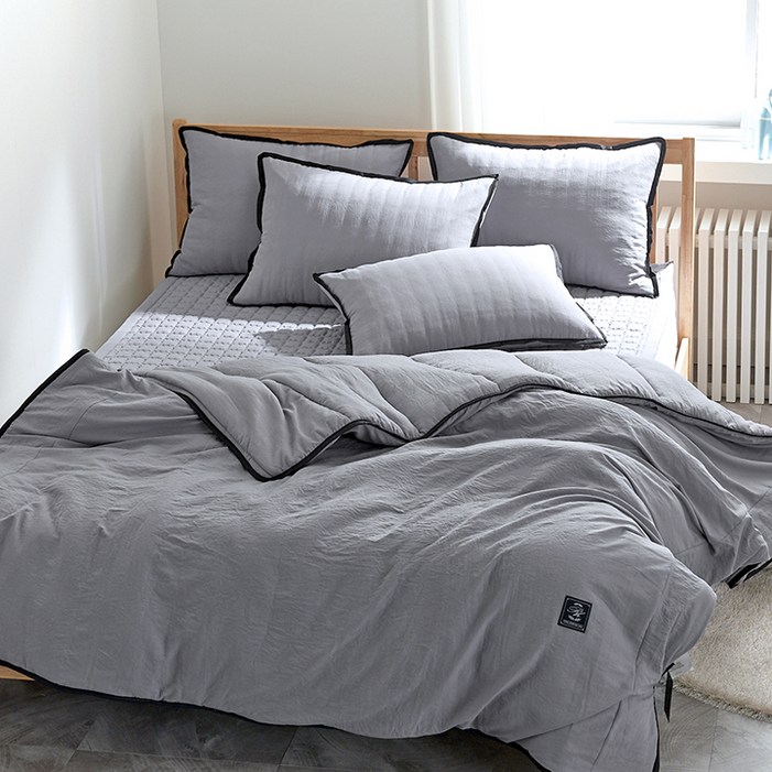 레오나 로시 세미 마이크로 워싱 차렵이불 세트