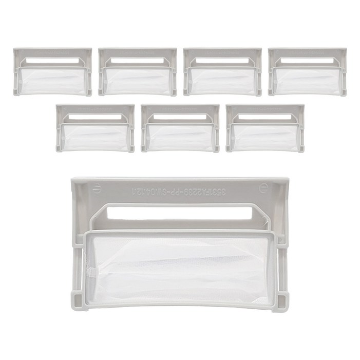 LG 통돌이 세탁기 거름망 대, 화이트, 8개