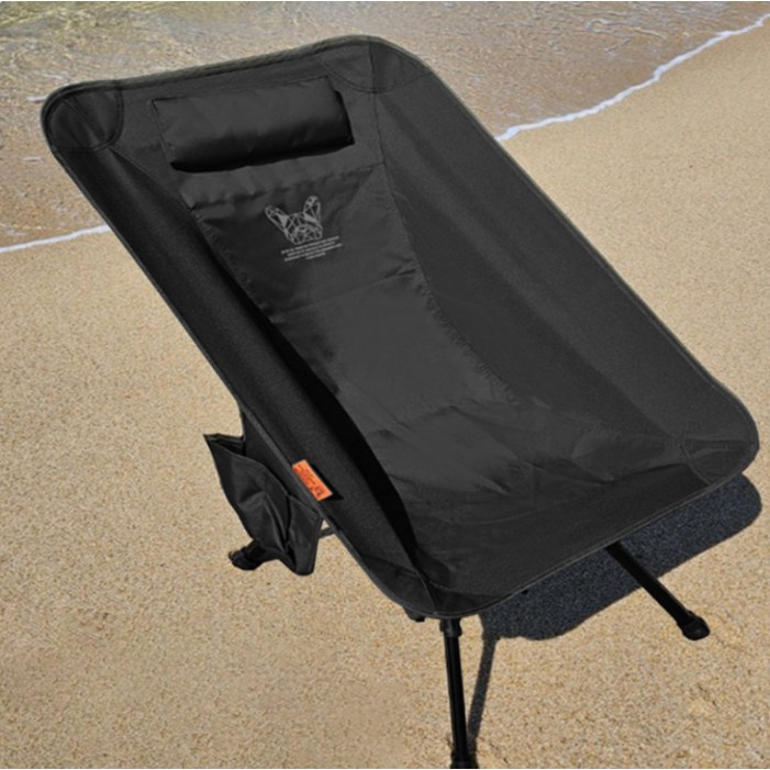 매드독 카몬up 70프레임 경량 캠핑체어, 매트 블랙, 1개