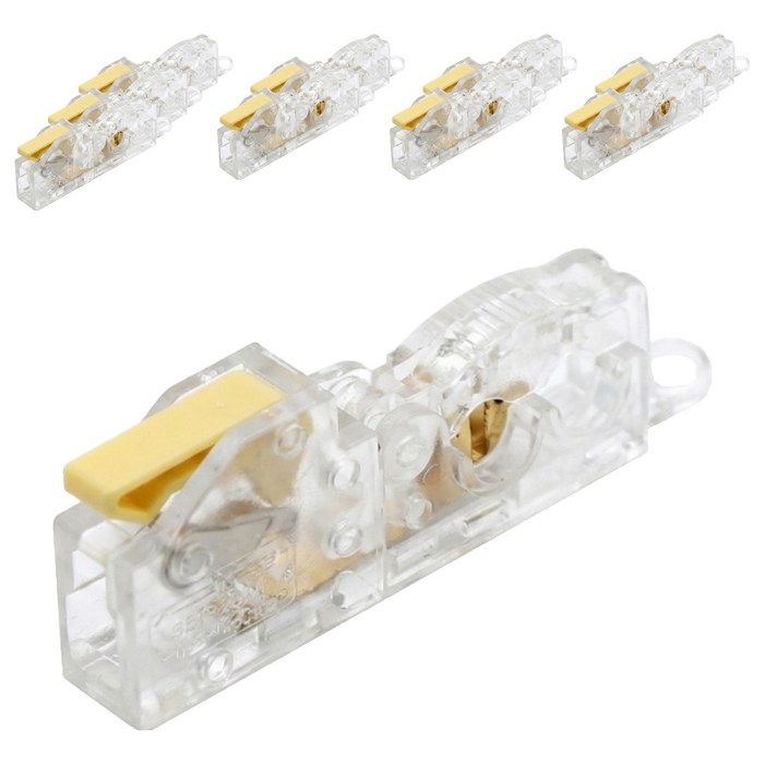 오토크루 무탈피 전선 분기 연결 T형 스카치락 커넥터 1입1출 C형