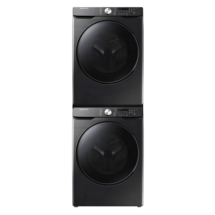 삼성전자 그랑데 세탁기 WF21T6000KV  건조기 DV17T8520BV 21kg  17kg 방문설치, WF21T6000KV세탁기, DV17T8520BV건조기, 블랙케비어
