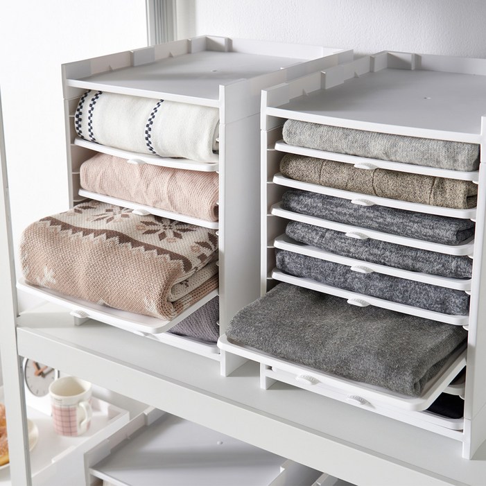 위즈홈 오슬러 슬라이딩 옷정리 트레이