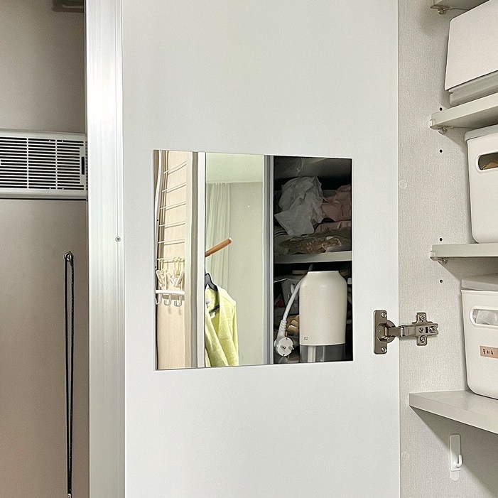 구우스 프리미엄 아크릴 거울 40 x 40 cm, 단일색상