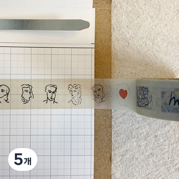 멜팅스튜디오 앙리마티스 마스킹 테이프 15mm x 10m