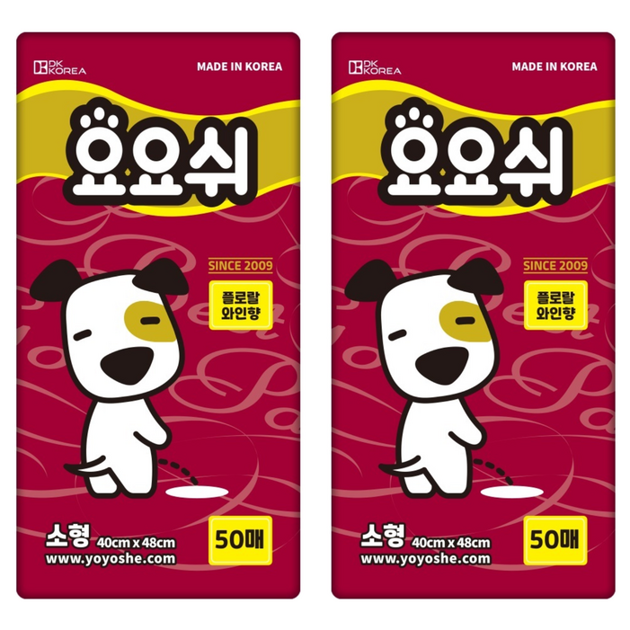 요요쉬 강아지 배변패드 플로랄와인향