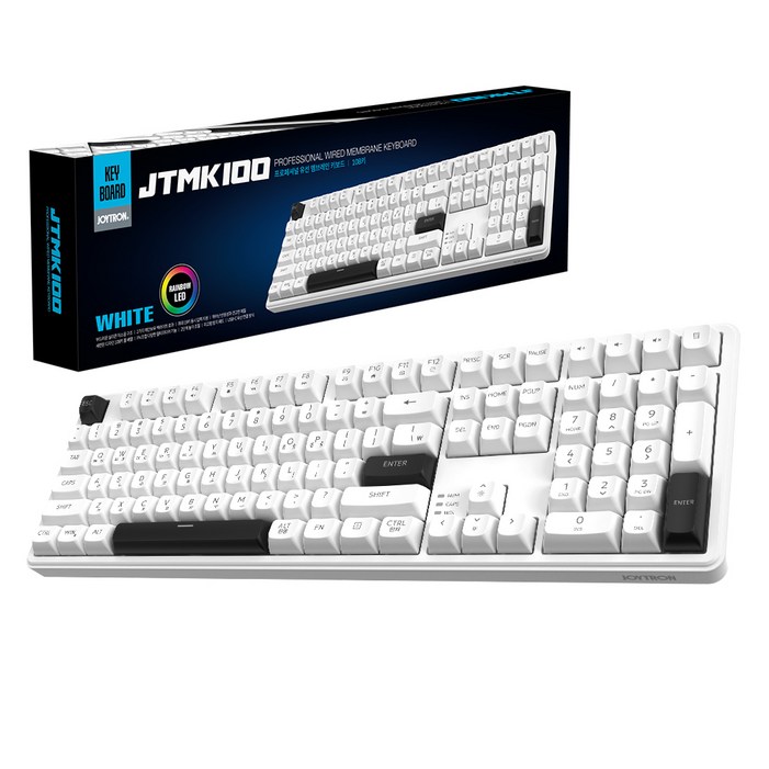 조이트론 초저소음 풀배열 USB 유선 멤브레인 키보드