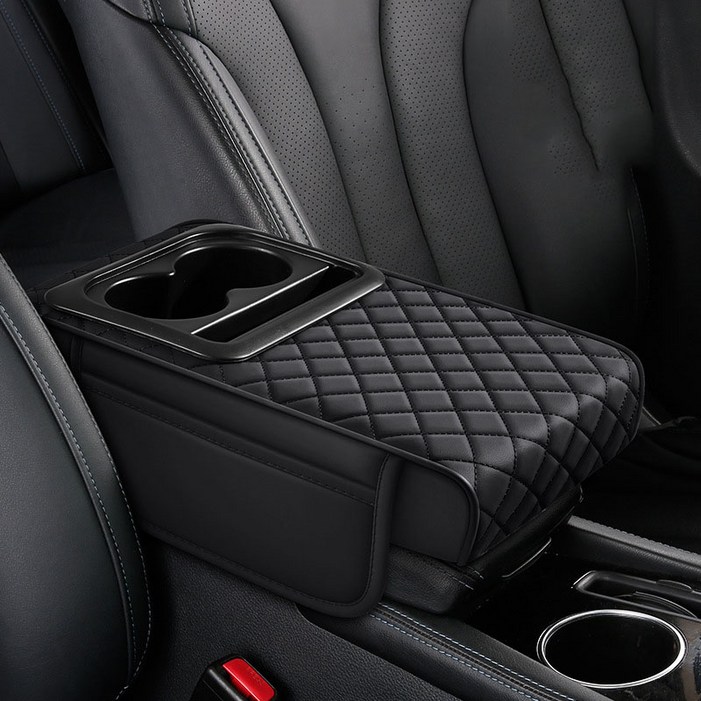 Ez2mk 편리한 차량용 컵홀더 수납 콘솔 팔걸이쿠션 MS-1730