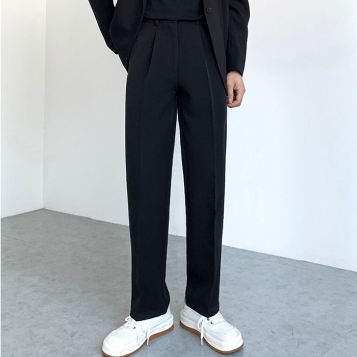 엘쏘 남성용 옴므 밴딩 데일리 일자 슬랙스