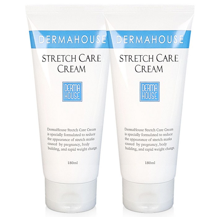 더마하우스 스트레치 케어크림180mlx2개  산전 산후 임산부 청소년기 일반인, 2개, 180ml
